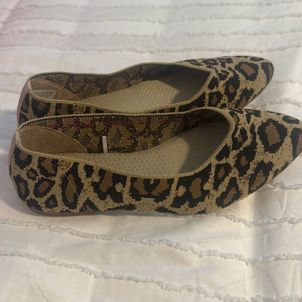 Skechers Memory Foam animal print flats